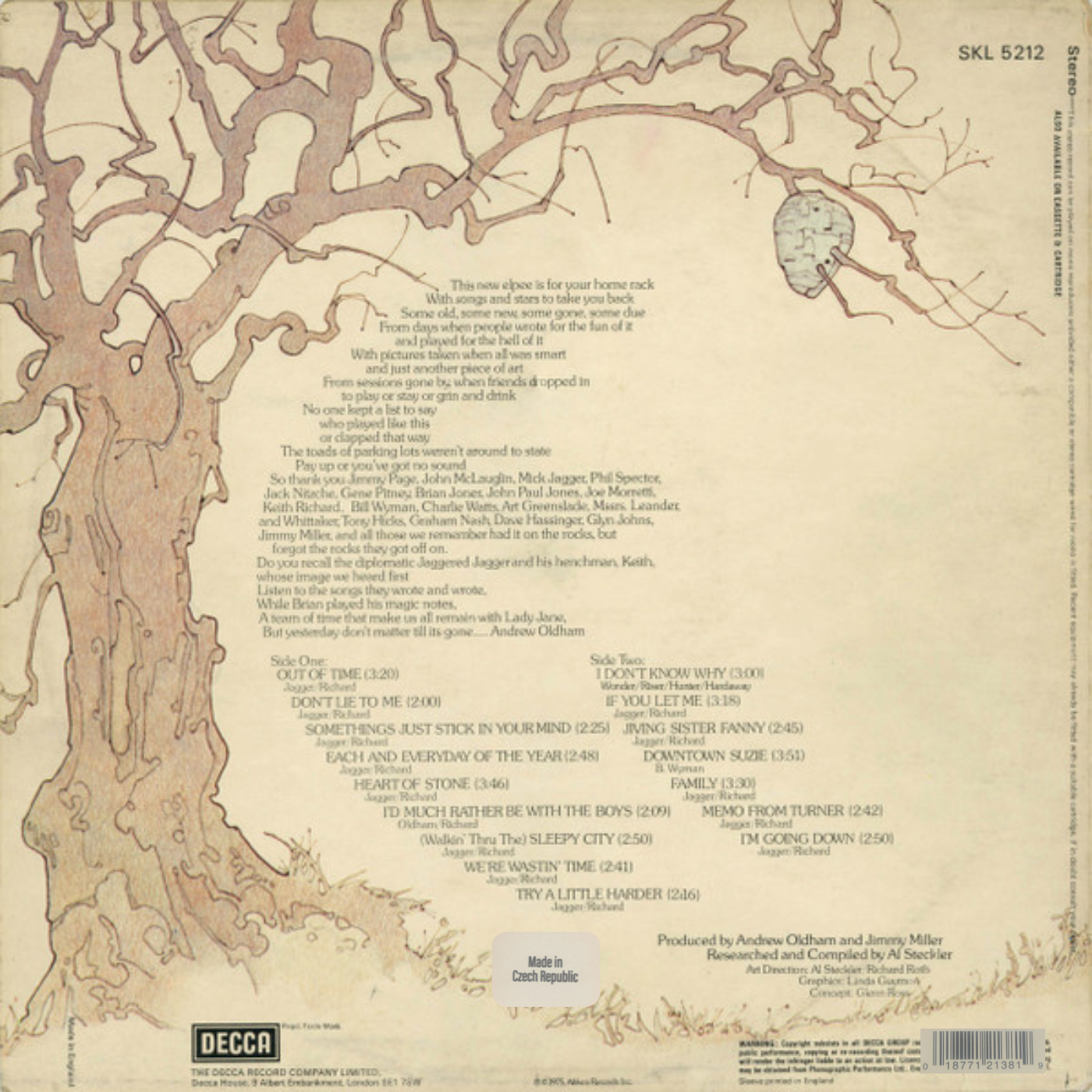 LP The Rolling Stones - Metamorphosis