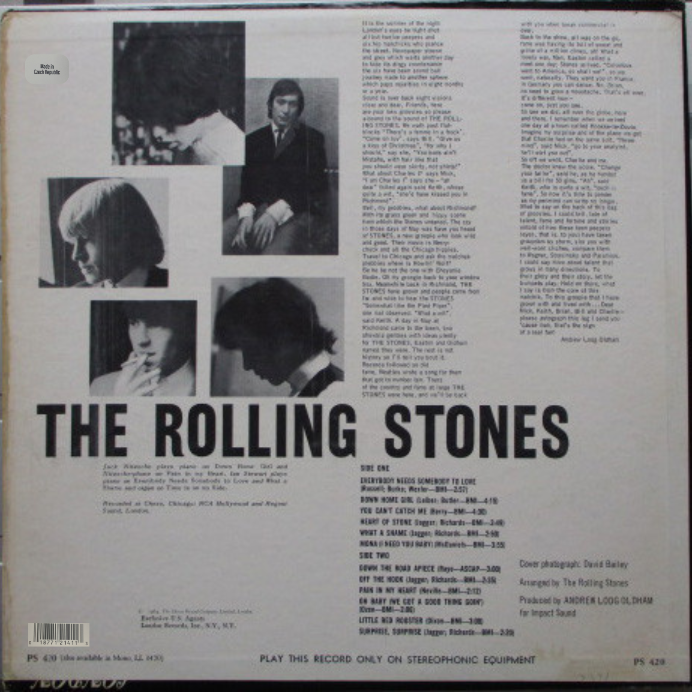 LP The Rolling Stones - Now!