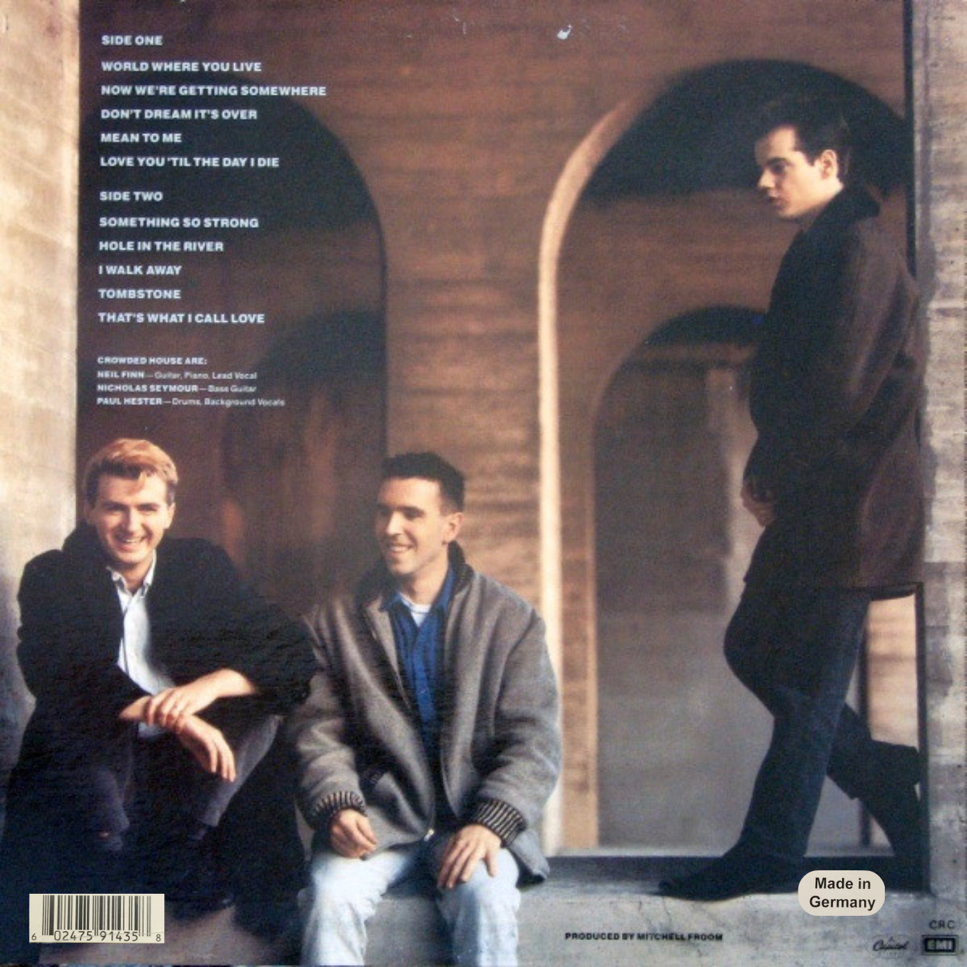 LP Crowded House - Crowded House