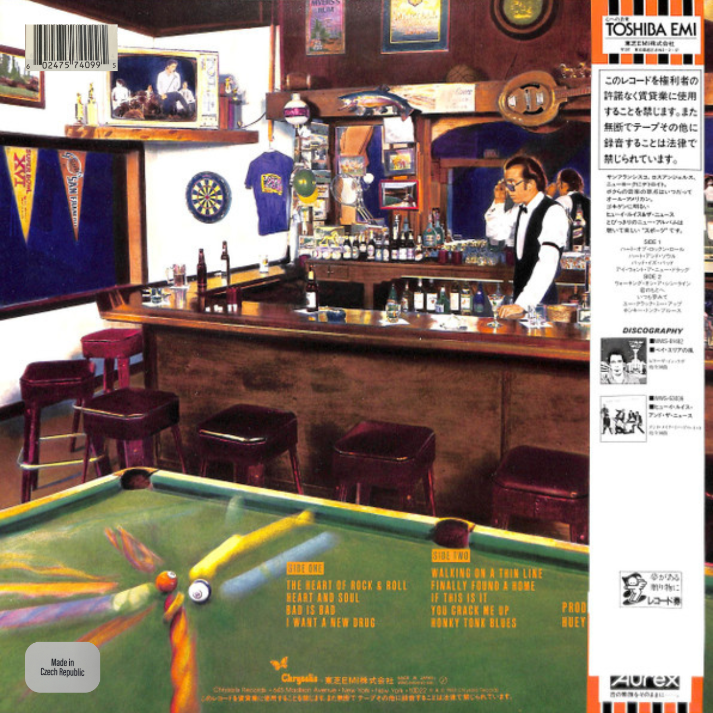 LP Huey Lewis & The News - Sports