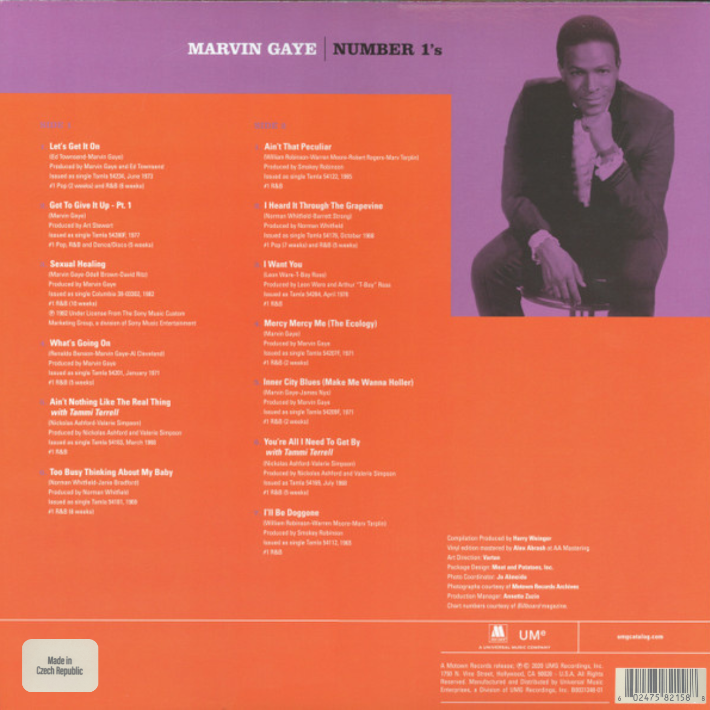 LP Marvin Gaye Soul - Number Ones 1