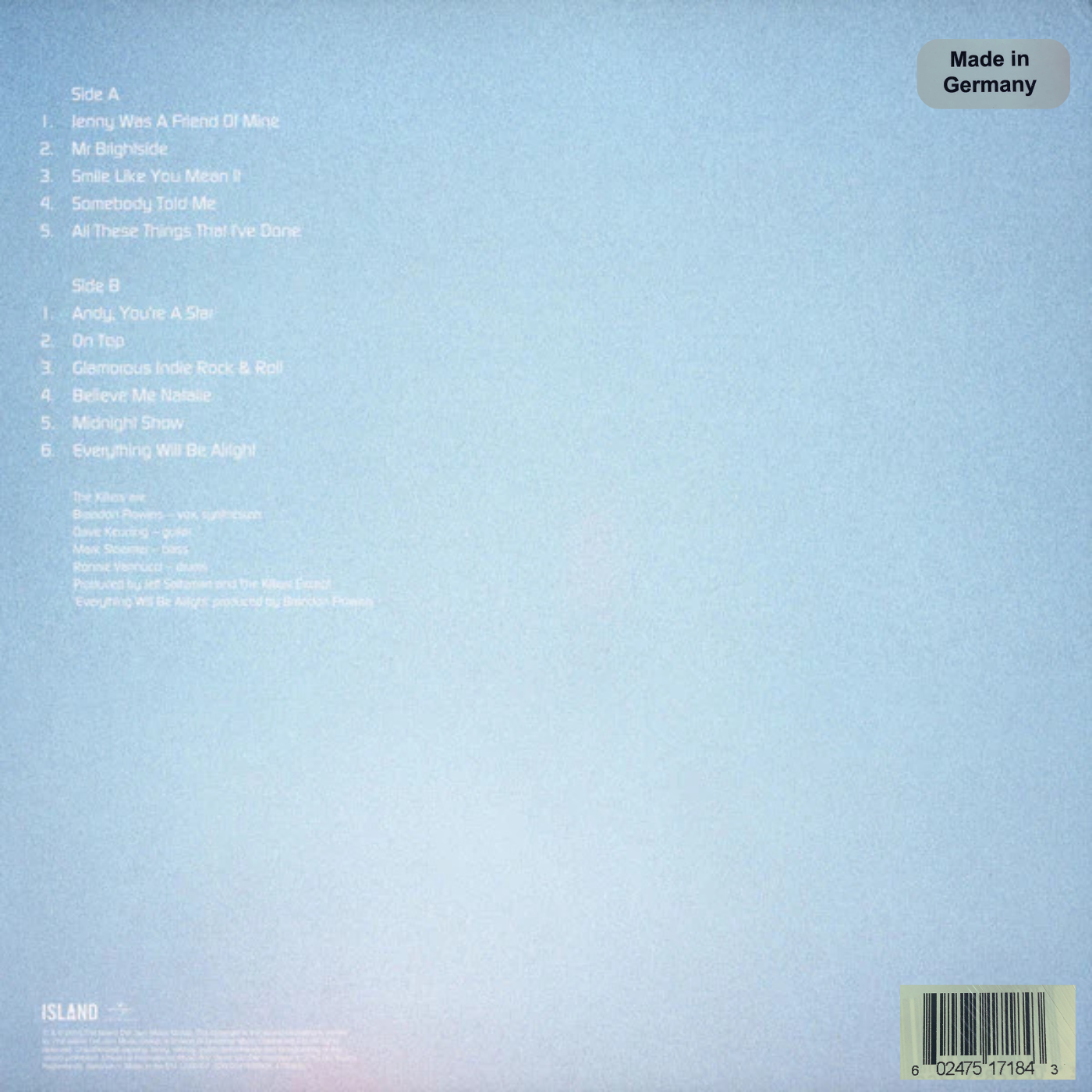 LP The Killers - Hot Fuss