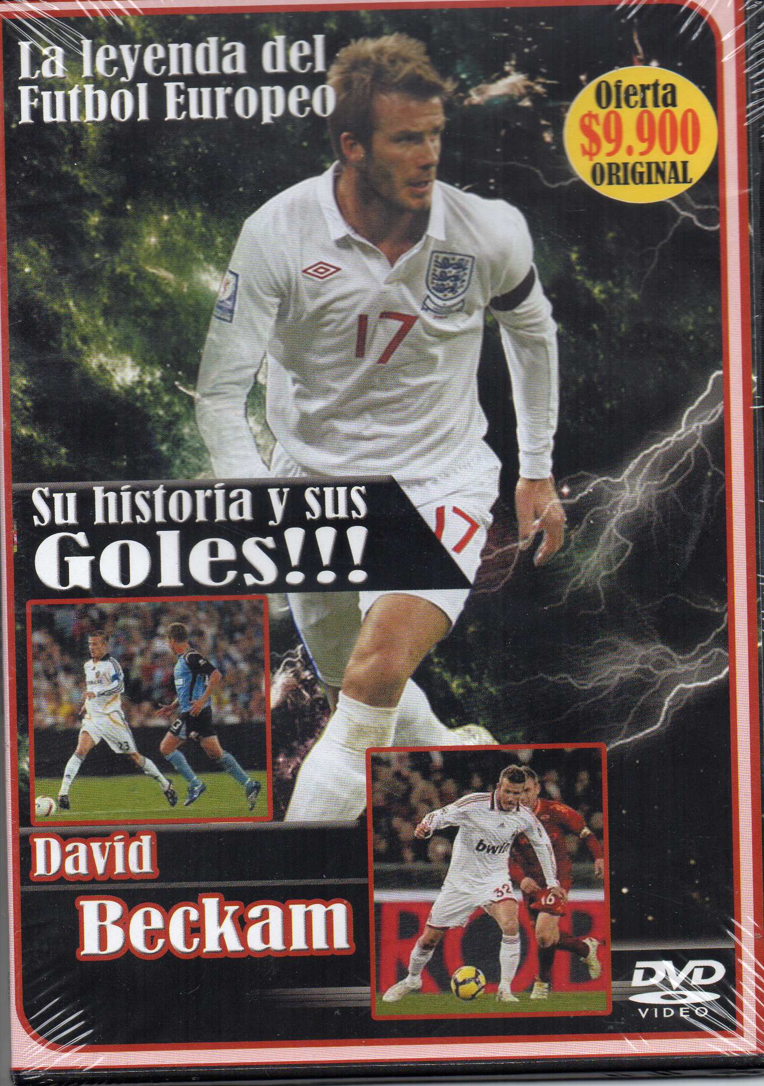 DVD David Beckam - La leyenda del futbol Europeo