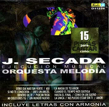 CD J. Secada - 15 Pistas Para Cantar