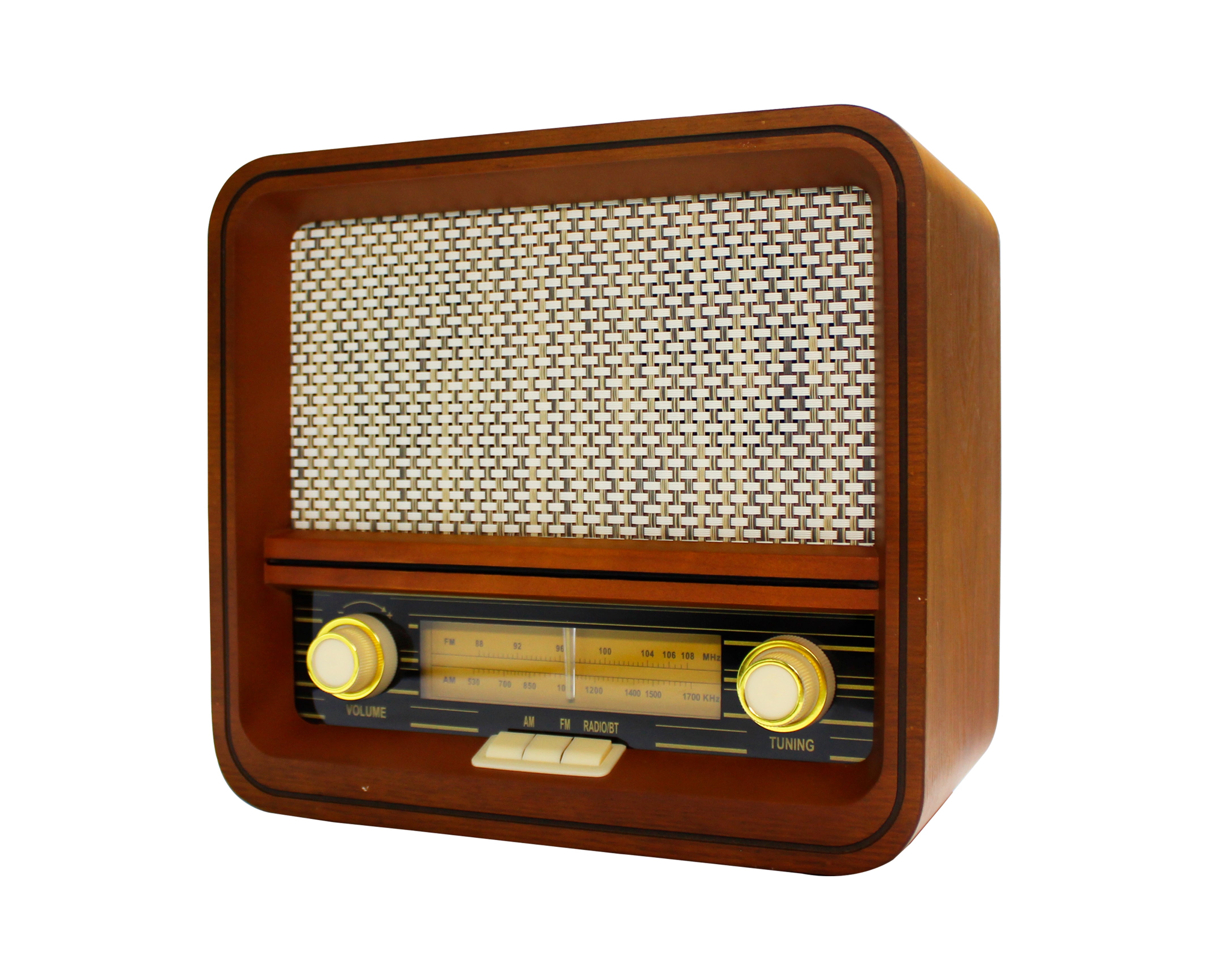 Parlante Radio en madera diseño retro son&co · R-102