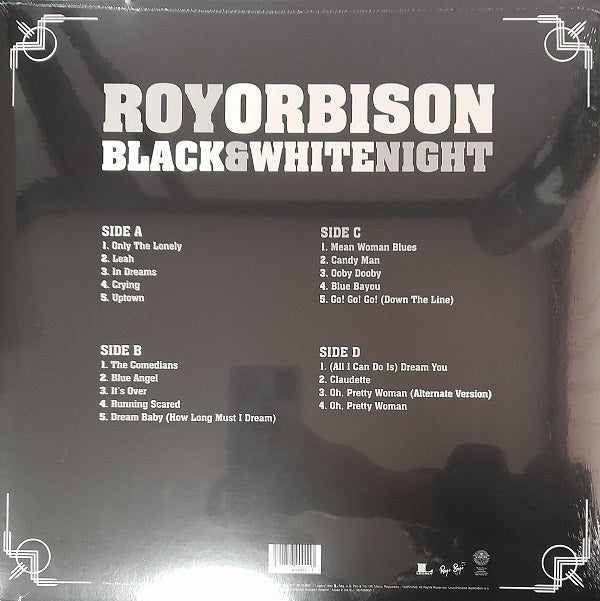 LP X2 Roy Orbison – Black & White Night