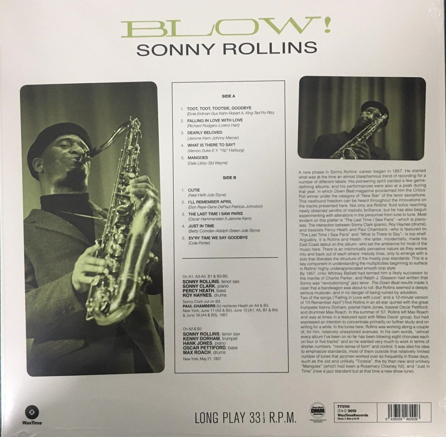 LP Sonny Rollins – Blow!