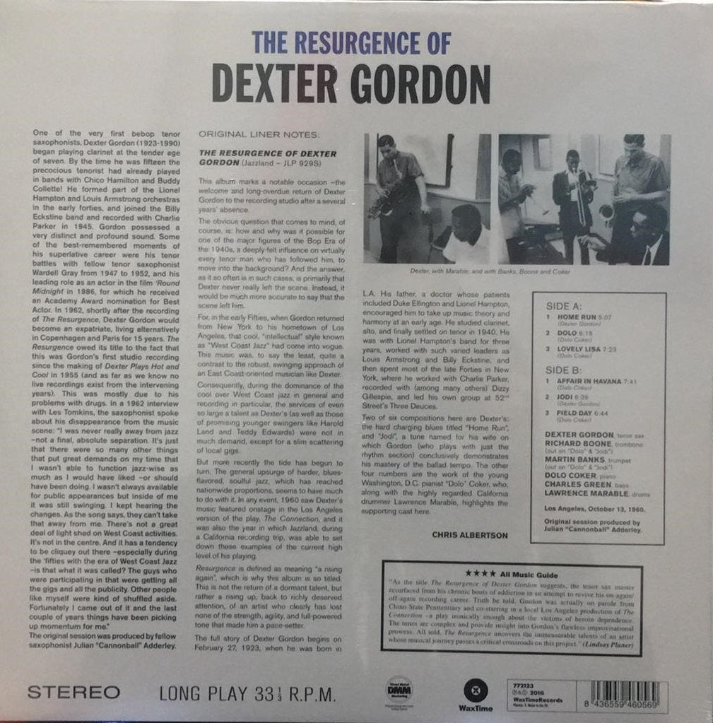 LP Dexter Gordon - The Resurgence