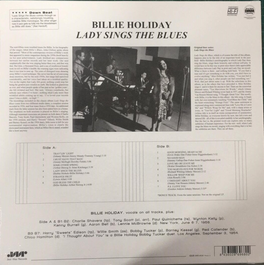 LP Billie Holiday - Lady Sings The Blues