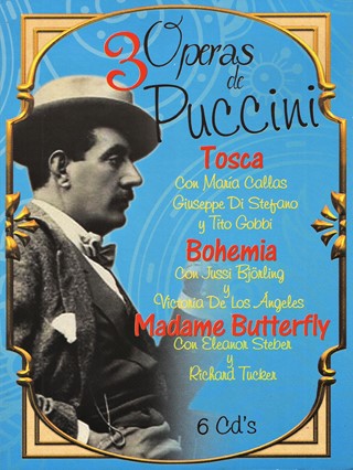 CDX6 30 Operas Puccini -  Tosca - Bohemia - Madame Butterfly