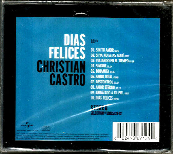 CD Christian Castro ‎– Días Felices