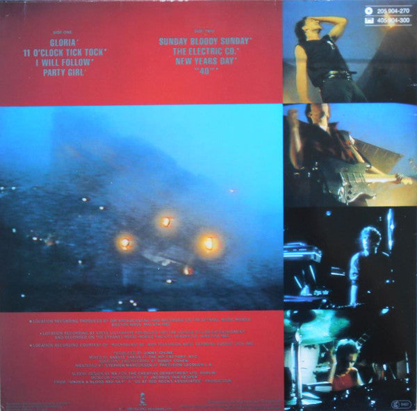 LP U2 ‎– Under A Blood Red Sky