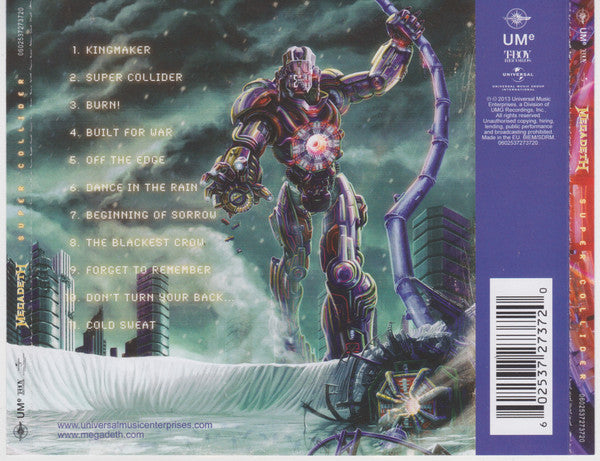 CD Megadeth ‎– Super Collider
