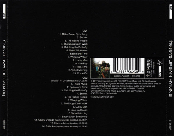 CD x2 The Verve ‎– Urban Hymns