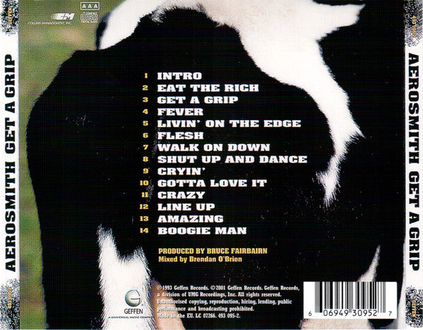 CD Aerosmith ‎– Get A Grip