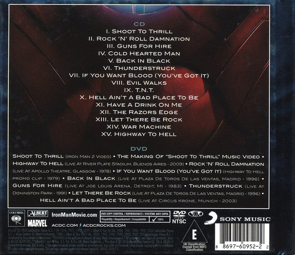 CD +DVD AC/DC ‎– Iron Man 2