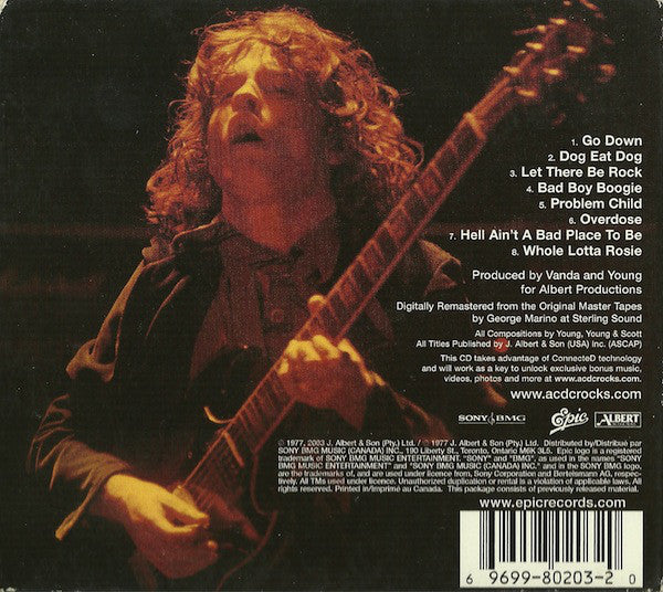 CD AC/DC ‎– Let There Be Rock
