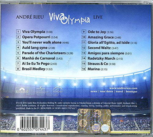 CD André Rieu And His Johann Strauss Orchestra ‎– Viva Olympia (Live)