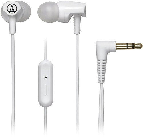 Audífonos Audio-Technica Blancos SonicFuel® con control y micro en línea