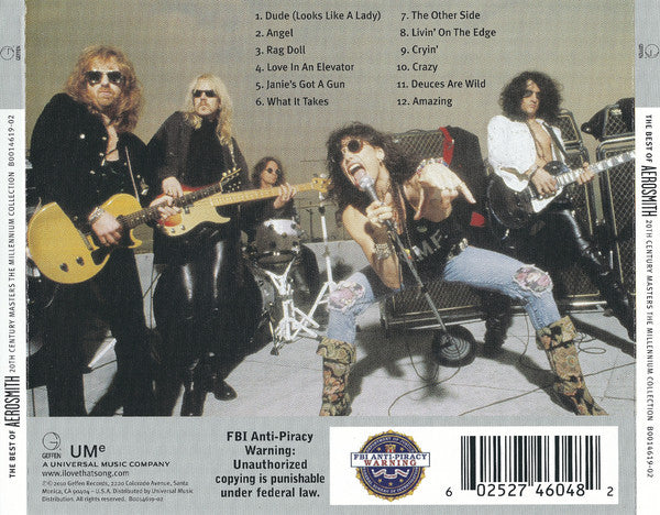 CD Aerosmith ‎– The Best Of Aerosmith