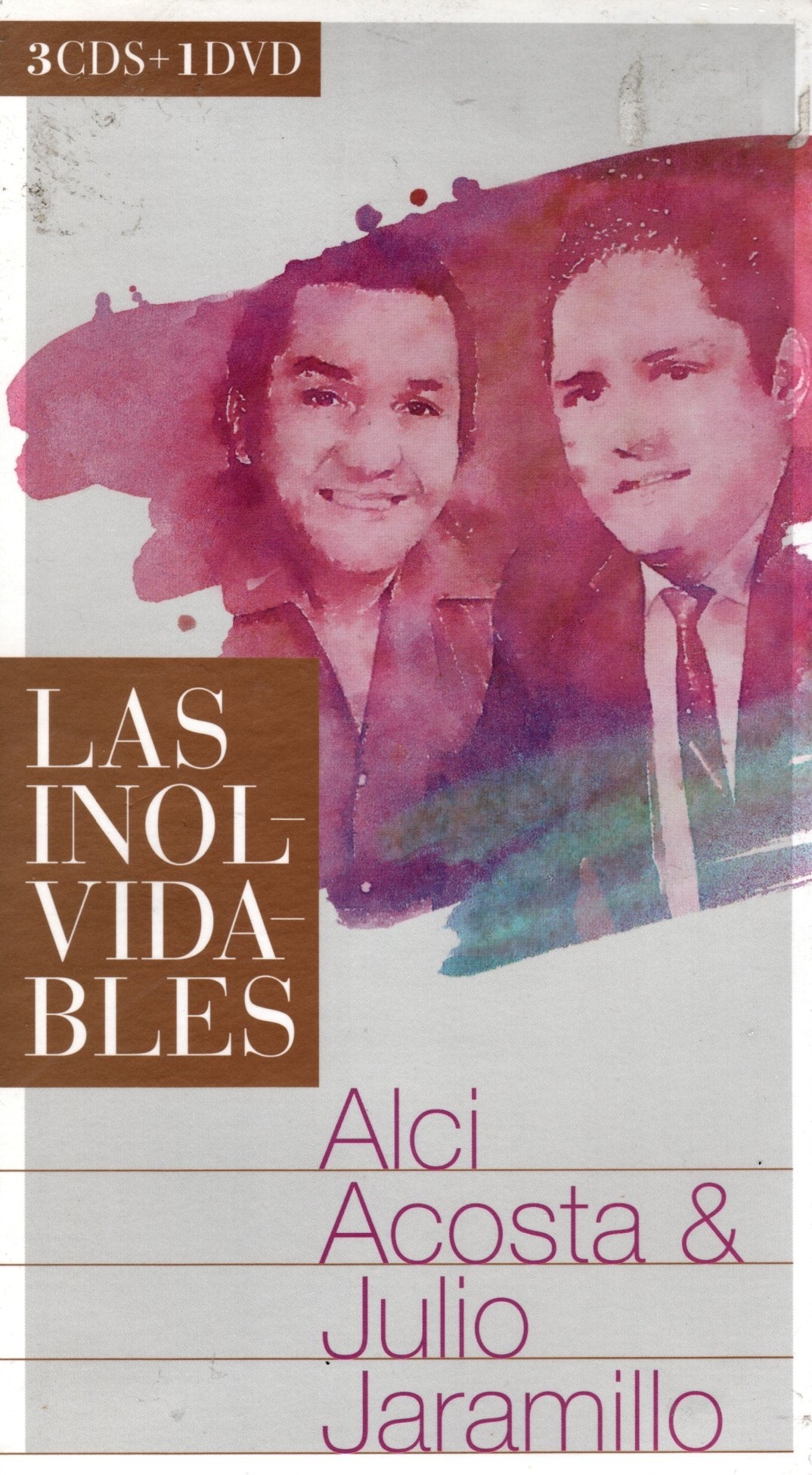 CD X3 + DVD Alci Acosta & Julio Jaramillo - Las Inolvidables