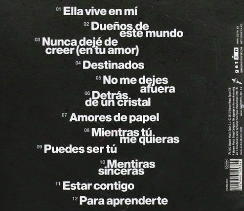 CD Alex Ubago ‎– Mentiras Sinceras