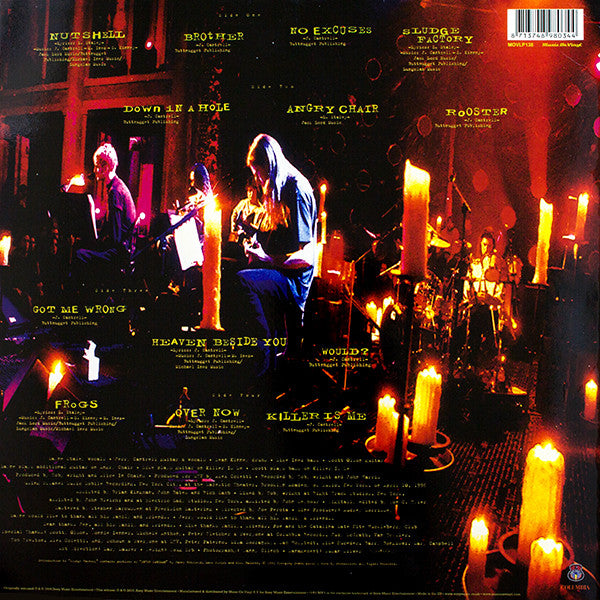 LP Alice In Chains ‎– MTV Unplugged
