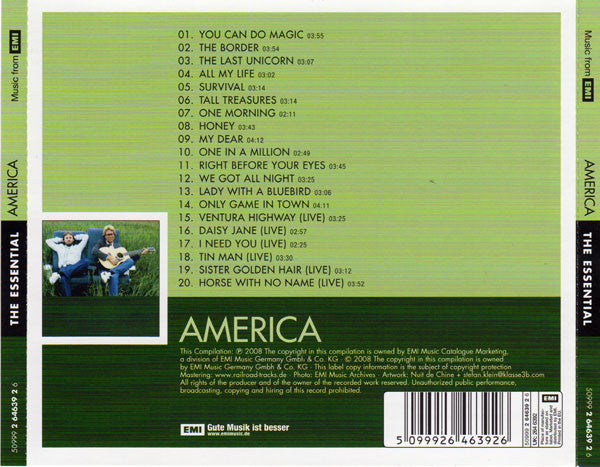 CD America  ‎– The Essential
