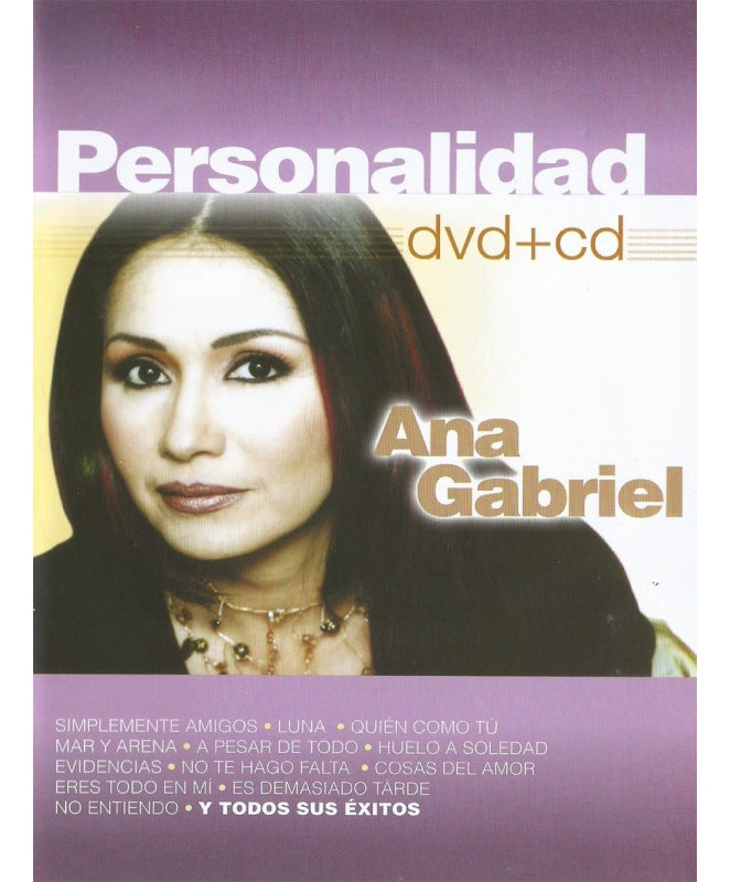 DVD+CD Colección Personalidad, Grandes Éxitos - Ana Gabriel
