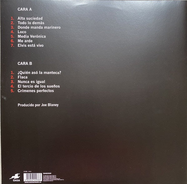 LP Andrés Calamaro – Alta Suciedad