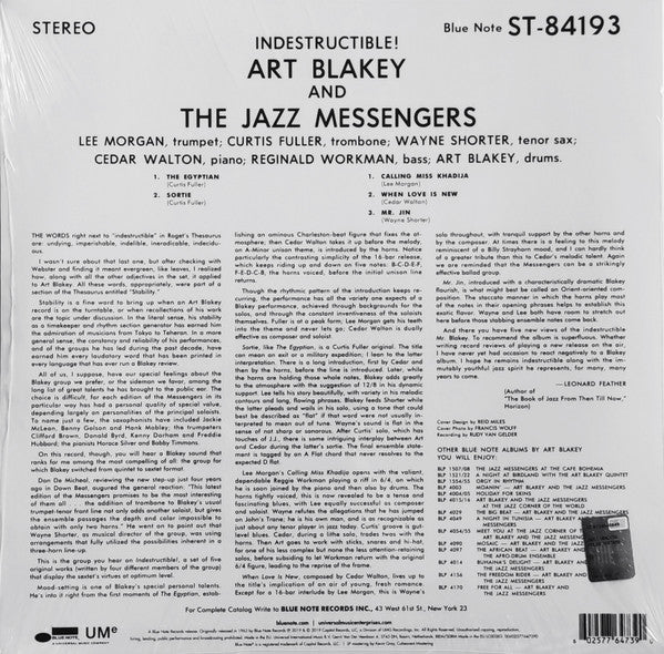 LP Art Blakey & The Jazz Messengers – Indestructible