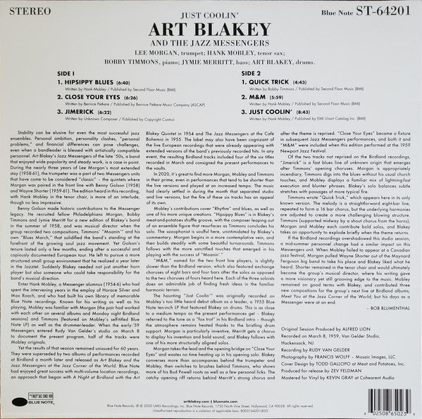 LP Art Blakey & The Jazz Messengers ‎ Just Coolin'