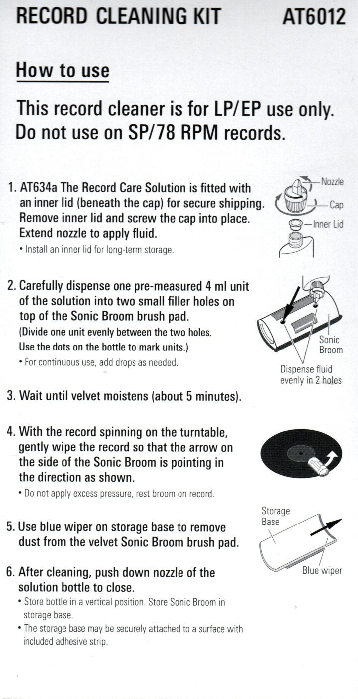 Audio-Technica - Record Cleaning Kit AT6012