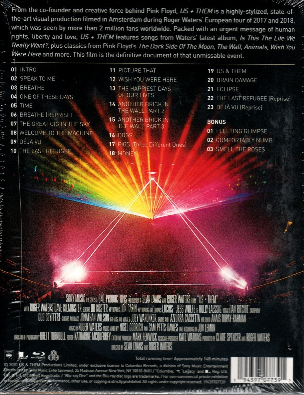BLU-RAY Roger Waters - Us + Them