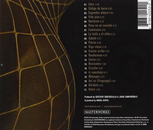CD Bajofondo ‎– Presente