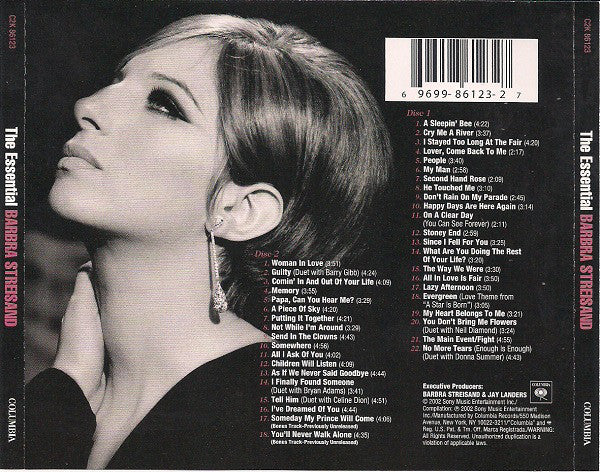 CDX2 Barbra Streisand ‎– The Essential Barbra Streisand