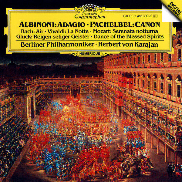 LP Berliner Philharmoniker • Herbert Von Karajan ‎– Albinoni: Adagio • Pachelbel: Canon