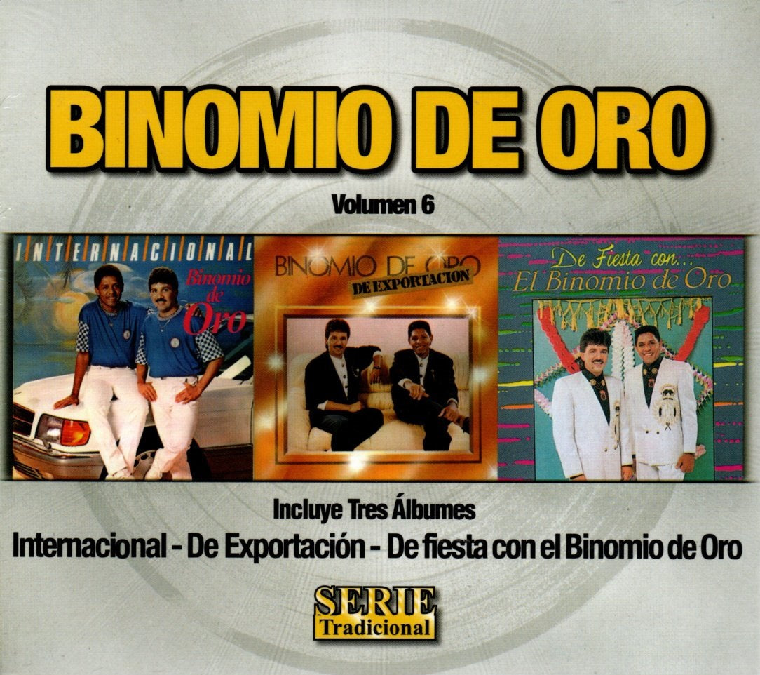 CD X3 Binomio De Oro - Serie Tradicional Vol 6