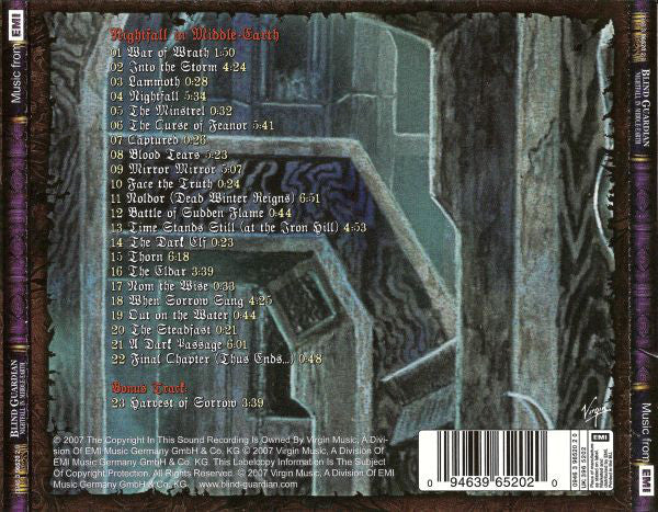 CD Blind Guardian ‎– Nightfall In Middle-Earth