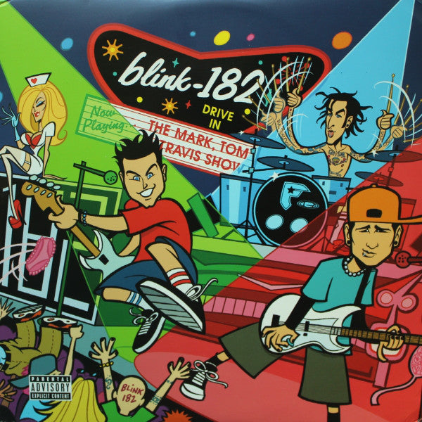 LP X2 Blink-182 ‎– The Mark, Tom And Travis Show (The Enema Strikes Back!)