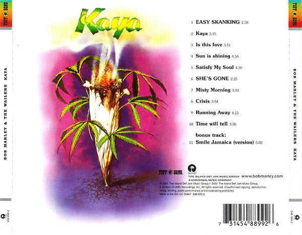 CD Bob Marley & The Wailers – Kaya