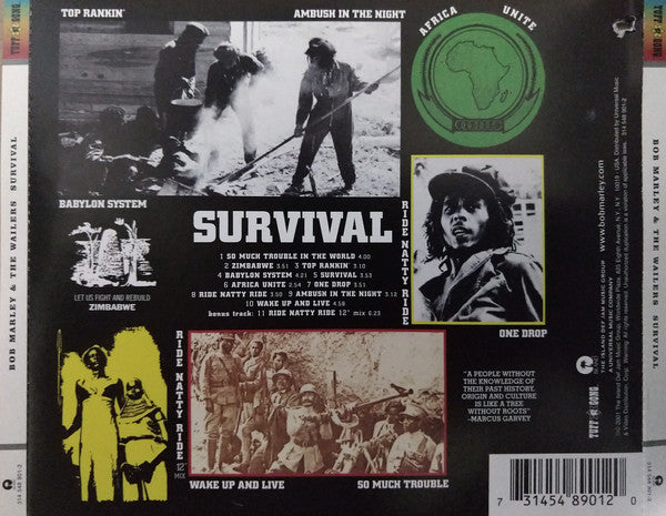 CD Bob Marley & The Wailers ‎– Survival