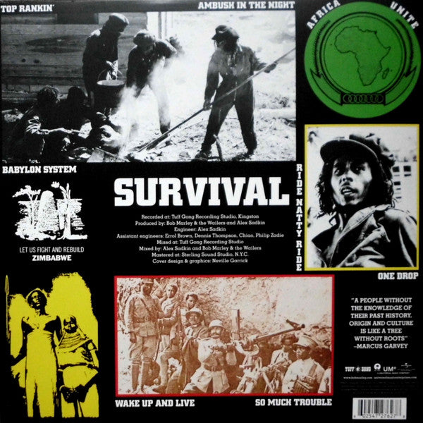 LP Bob Marley & The Wailers ‎– Survival
