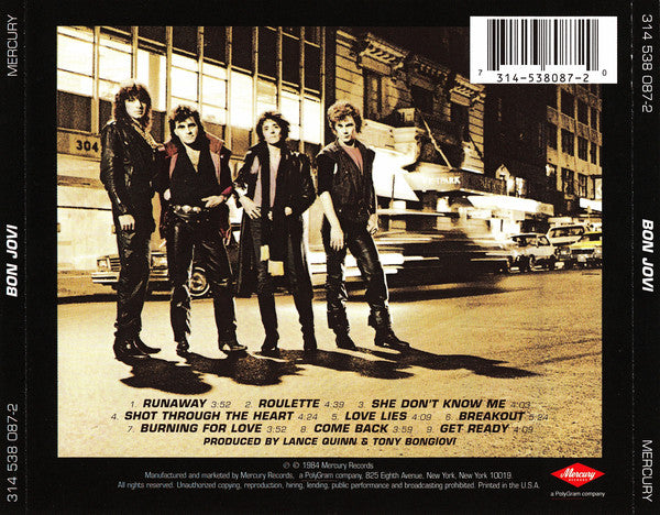 CD Bon Jovi – Bon Jovi