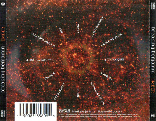 CD Breaking Benjamin ‎– Ember