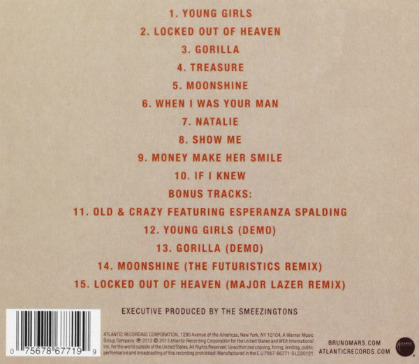 CD Bruno Mars – Unorthodox Jukebox