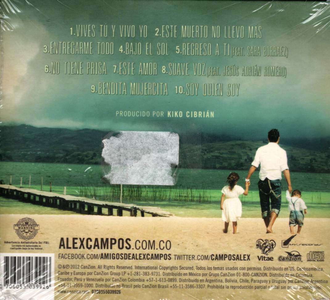CD  Alex campos - Regreso a ti