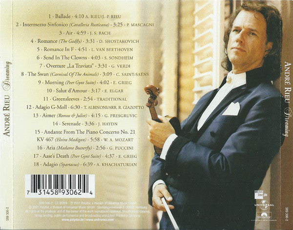 CD André Rieu ‎– Dreaming