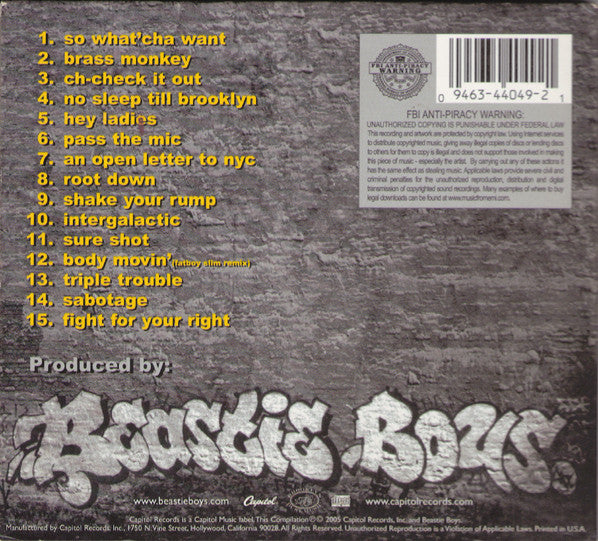 CD Beastie Boys ‎– Solid Gold Hits
