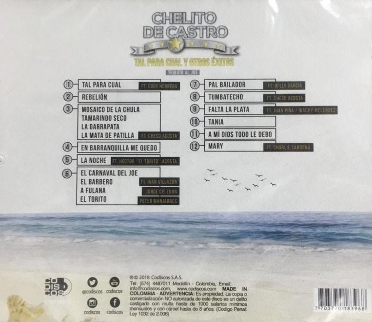 CD Chelito Castro - Tributo al Joe